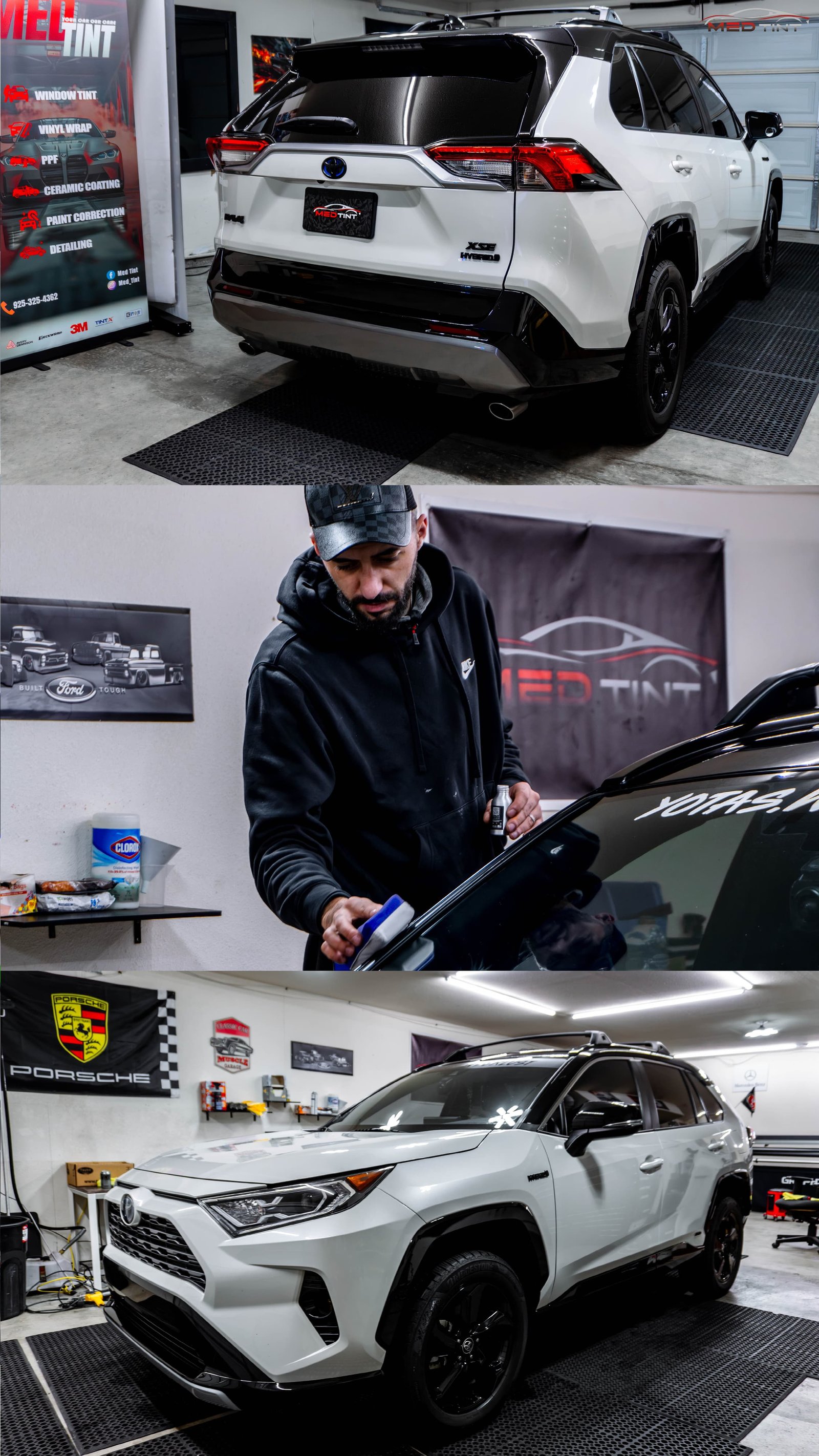 Med Tint ceramic coating and gloss protection service